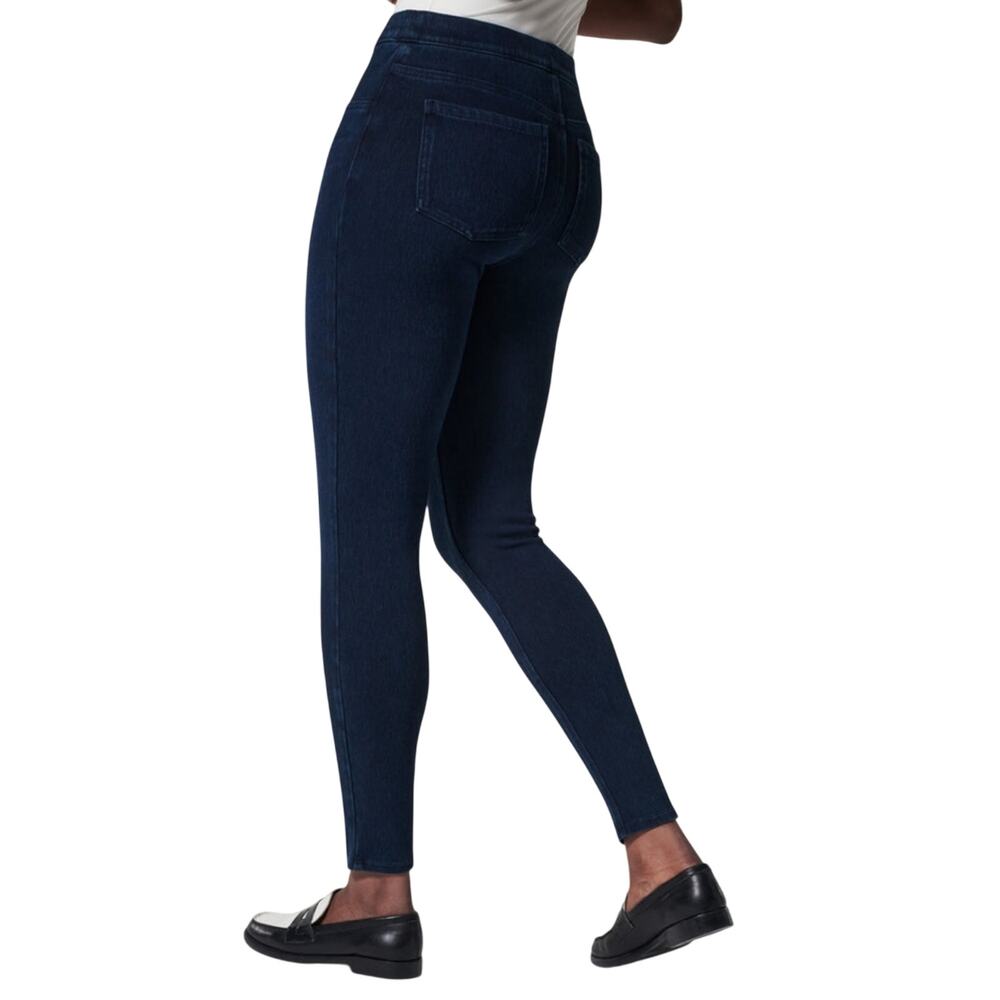 SPANX Jean-ish Ankle Leggings in Twilight Wash, L
